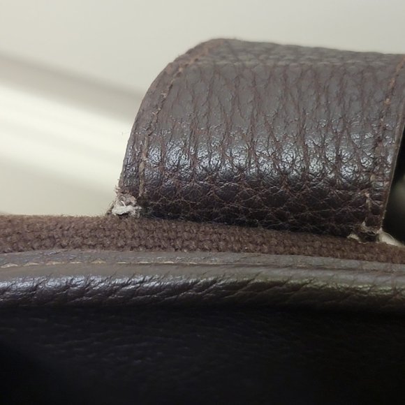 Hermes Petite Saint-Tule PM BROWN Tote Bag Canvas Leather K Engraved - Picture 15 of 16